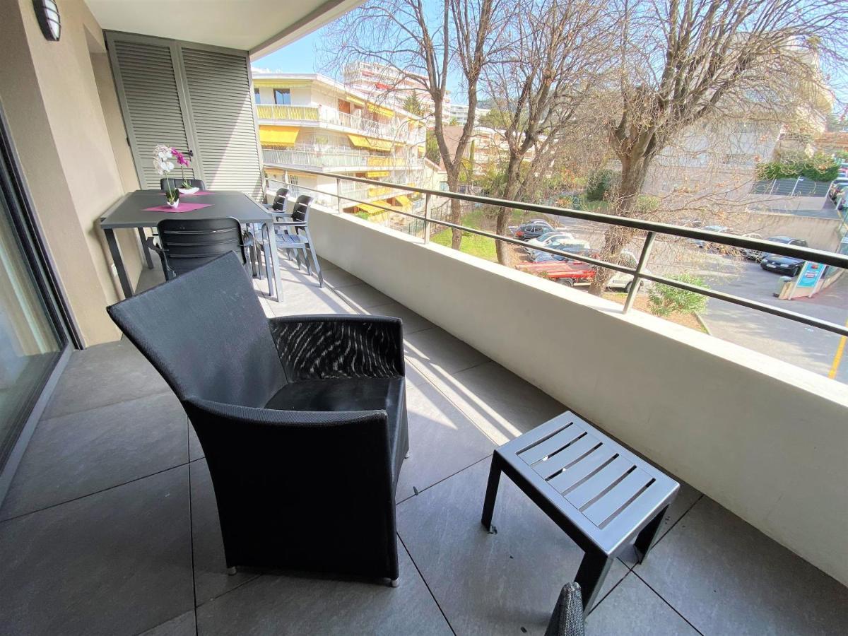 2 Pieces Terrasse Piscine Cannes Californie Buitenkant foto